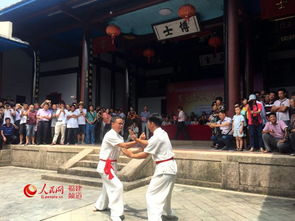 永泰乡村 武术世家 四代 16 人祠堂练武