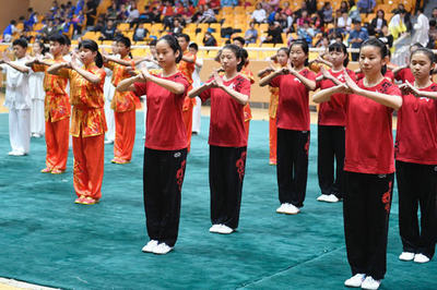 2018年北京市中小学生武术健身操、武术集体套路比赛举行
